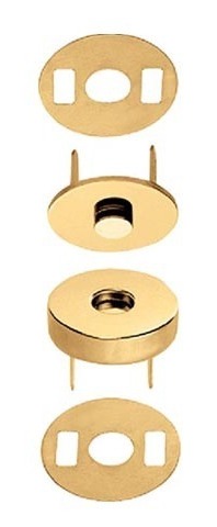 CIERRE PRYM MAGNETICO SIN COSTURA 19MM X1 DORADO